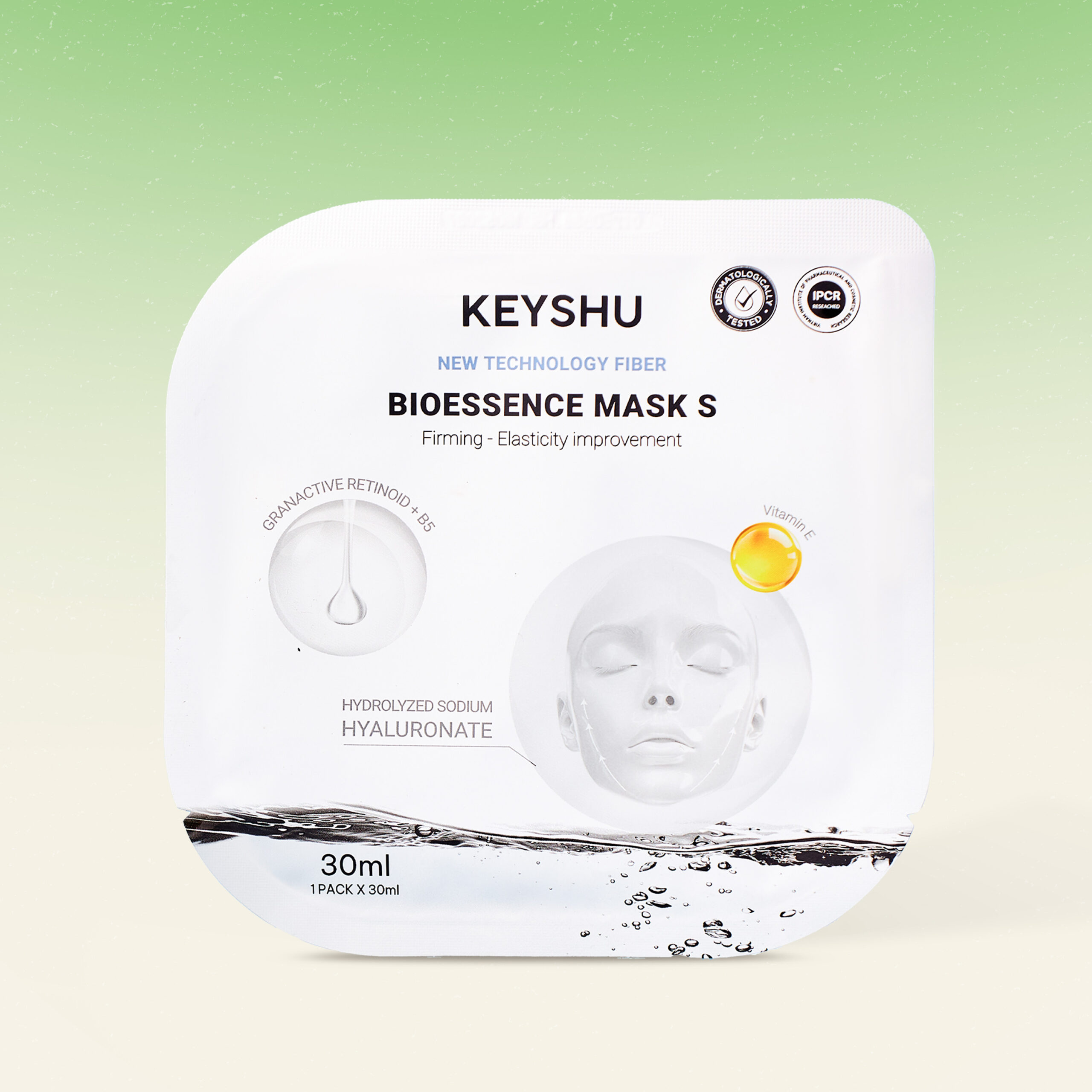 KEYSHU Bioessence Mask S Lifting Mask Supports Lifting and Firming Skin 10 Pieces 30ML